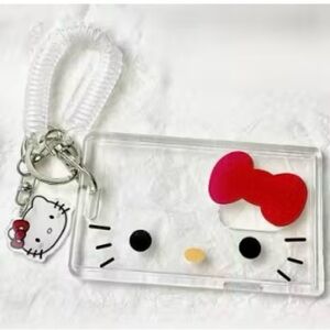 Hello Kitty ID Card Holder with Keychain Charm